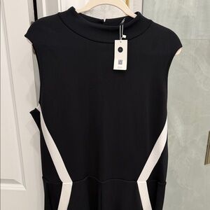 SPANX black white pantsuit jumpsuit NWT